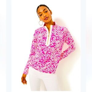Nwot lily Pulitzer ASHLEE PULLOVER, PASSION FRUIT 
PINK ABSOLUTELY FLAMAZING